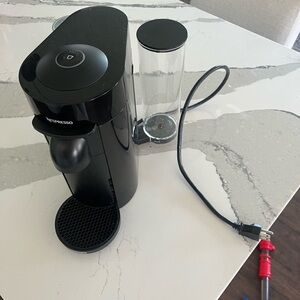 Nespresso Glossy Black Coffee Maker